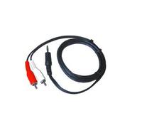 Prise jack du câble audio. Stéréo sur 2x RCA 5m