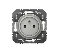 Prise LEGRAND Idéal Réno 2P+T aluminium