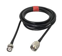 Prise mâle RG58 Pigtail BNC vers connecteur mâle PL259 UHF, câble Droit Cavalier vers l'émetteur-récepteur d'antenne 6 Pouces ~ 20M(10inch (25CM))