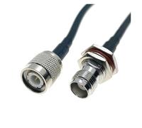 Prise Mâle TNC Vers Prise Femelle TNC, Adaptateur D'écrou De Cloison, Câble Coaxial En Queue De Cochon, Câble RG58 12 Pouces ~ 30M(12M)