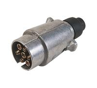Prise métal mâle 12V, 7 plots - AUTOBEST - 240431