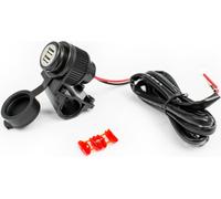 Prise Midland Duo USB, voiture, moto, bateau avec protection contre la décharge