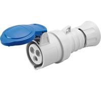 Prise Mobile Droite HP IP44/IP54 2P+T 16A 200-250V Bleu 6H Câblage À Vis