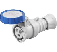 Prise Mobile Droite IP69 2P+T 16A 200-250V 50/60Hz Bleu Câblage À Vis