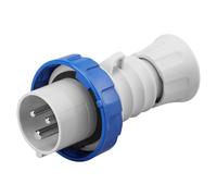 Prise Mobile Droite IP69 2P+T 32A 200-250V 50/60Hz Bleu Câblage À Vis