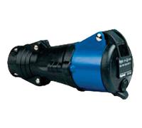 Prise mobile Hypra 16A - 2P+T - 200V~ à 250V~ - caoutchouc - IP44