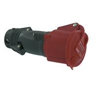 Prise droite femelle 16 Ampères 3P+N+T IP44 rouge - Legrand Hypra 52284