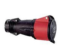 Prise mobile Hypra 63A - 3P+N+T - 380V~ à 415V~ caoutchouc - IP44
