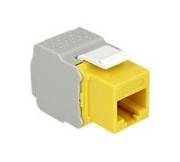 - Prise modulaire - CAT 6 - UTP - RJ-45 - jaune