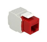 - Prise modulaire - CAT 6 - UTP - RJ-45 - rouge
