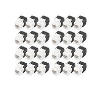 - Prise modulaire - clé de voûte - CAT 6 - UTP - RJ-45 (pack de 24)