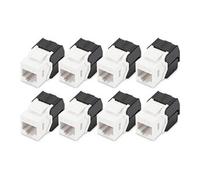 - Prise modulaire - clé de voûte - CAT 6 - UTP - RJ-45 (pack de 8)