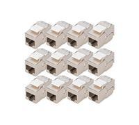 - Prise modulaire - compact, sans outils - CAT 6a - blindé - RJ-45 (pack de 12)