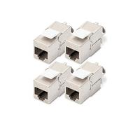 - Prise modulaire - Keystone, sans outils - CAT 6a - blindé - RJ-45 (pack de 4)