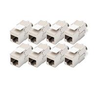 - Prise modulaire - Keystone, sans outils - CAT 6a - blindé - RJ-45 (pack de 8)