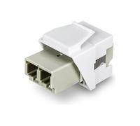 - Prise modulaire - LC duplex fiber optic - Conformité TAA (pack de 5)