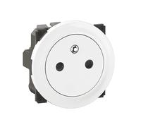 Prise modulaire Legrand Céliane 16A, sans interrupteur, blanche
