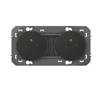 Prise modulaire sans commutateur 16A noire Legrand Dooxie 1 pièce