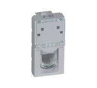 PRISE MOSAIC RJ11 1 MODULE ALU LEGRAND 079231