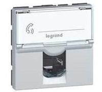 Prise Mosaic RJ45 Catégorie 6 - STP - Aluminium G