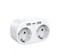 Prise multiple 2 prises & 2 ports USB caméra espion Wi-Fi Full HD 4K