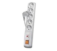 Prise multiple - Emos - P53873 - 5 sorties CA - 10 A - 1,5 m - Gris