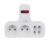 Prise multiple - Maclean Energy - MCE224 - 4 prises - Interrupteur - Protection enfant