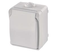 Prise murale, blanche, IP54 71937