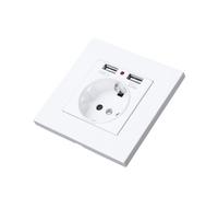 Prise Murale Caméra Espion 4K WIFI Blanche