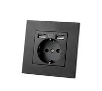 Prise Murale Caméra Espion 4K WIFI Noire