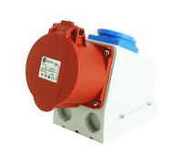 Prise murale combinée 5 broches CEE 16A IP44 Schuko 230V 2670