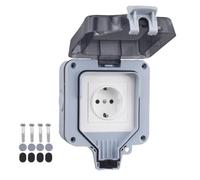 Prise murale E étanche IP66 16A avec port USB, prise de commutateur d'alimentation extérieure(E-Socket)