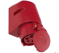 Prise murale femelle CEE 16 A 5 pôles PCE 115-6R 400 V rouge 1 pc(s)