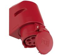 Prise murale femelle CEE 16 A 5 pôles PCE 115-6R 400 V rouge 1 pc(s)