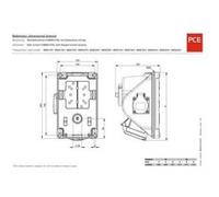 PCE Prise murale femelle CEE 96061551 – 16 A 5 pôles 400 V – 1 pc(s)