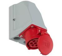 Prise murale femelle CEE 16 A 7 pôles PCE PC Electric 917-6v 400 V rouge, gris G