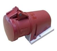 Prise murale femelle CEE 32 A 5 pôles MENNEKES Wandcontactdoos 32A 5P 6H 400V IP44 TwinCONTACT 32 400 V rouge Rouge G