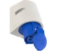 Prise murale femelle CEE-CARA 16 A 3 pôles PCE 113-6 230 V bleu 1 pc(s)