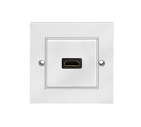 Prise murale HDMI 1 voie-Prise murale encastrée-1 prise A-1 prise A HDMI haute vitesse avec Ethernet 3D Full HD HDTV 4K 2160p