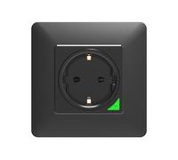 Prise murale intelligente Tuya Smart life APP, 1 pièce, télécommande vocale, ue, 16a, Wifi, fonctionne avec Google Home, Alexa, IFTTT