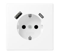 Prise Murale Jung LS RANGE (appareillage WCD) (Prise européenne) - LS1520-15CAWWM