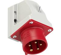 Prise murale mâle CEE 16 A 5 pôles PCE 515-6 400 V rouge 1 pc(s)