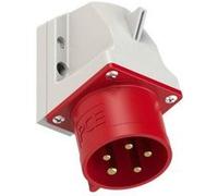 PCE Prise murale mâle CEE 525-6 32 A 5 pôles 400 V rouge 1 pc(s)