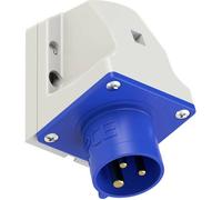 Prise murale mâle CEE-CARA - PCE - PCE 513-6 - 16 A - 3 pôles - entrées câble dessus/dessous/arrière