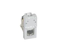 prise murale rj45 cat6a stp 22.5x45 aluminium