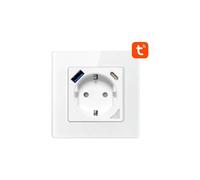 Prise murale Smart WiFi Avatto USB et N-WOT10-USB-W