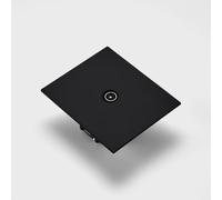 Prise murale TV Simple Noir,Sans cadre, association libre avec différents designs - WESA