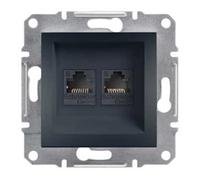 Prise ordinateur 2x cat.6 UTP sans cadre Asfora EPH4800171