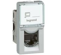 Prise ordinateur MOSAIC individuelle/ 1 module/ RJ45 cat.6 079462