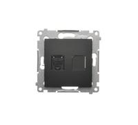 Prise ordinateur Single RJ45 catégorie Simon 54 D61.01/49